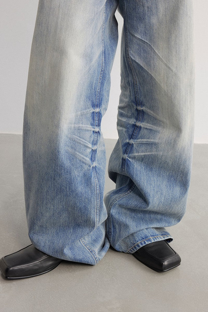 Washed Light Blue Jeans