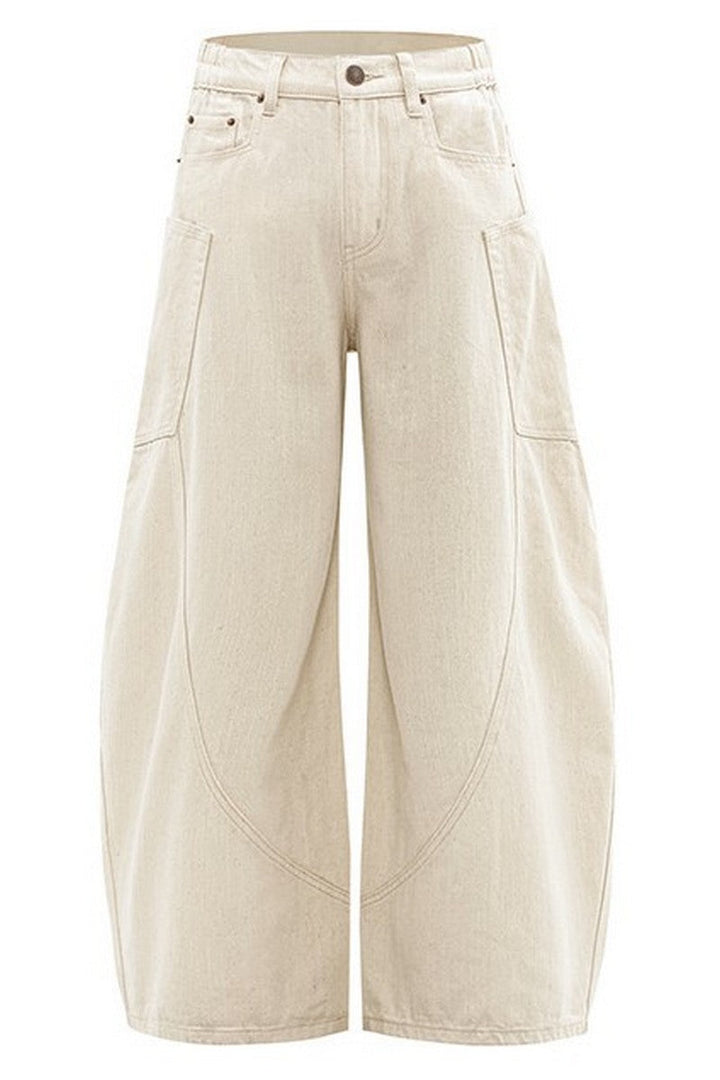 Deconstructed Scythe Wide Jeans