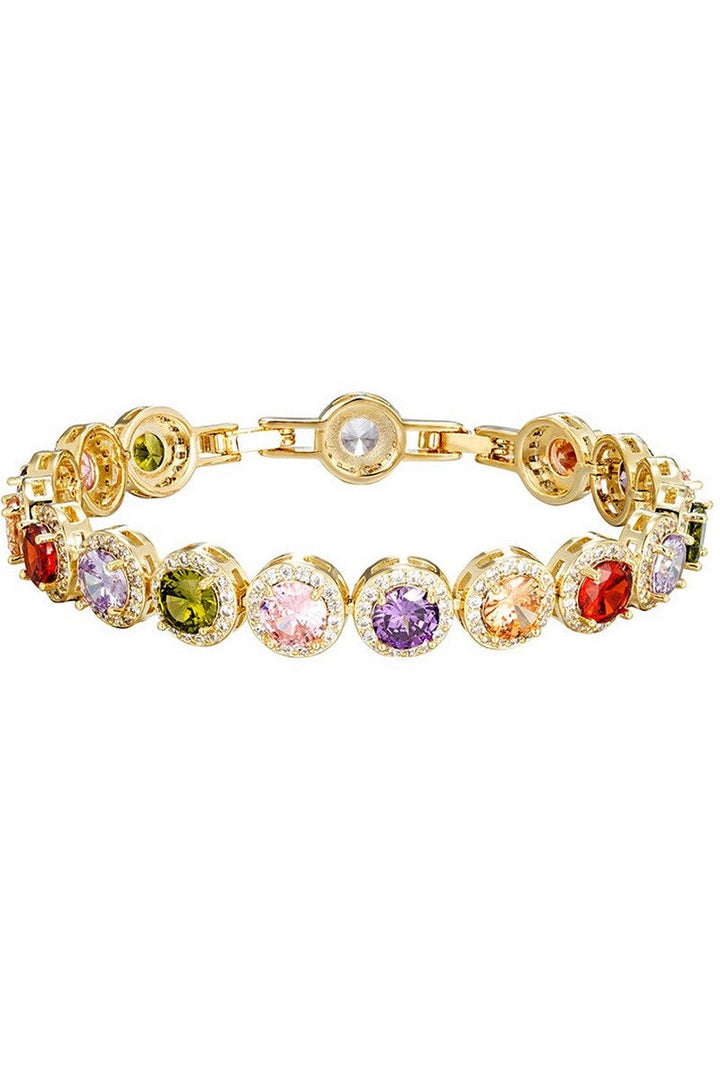 Color Diamond Tennis Bracelet