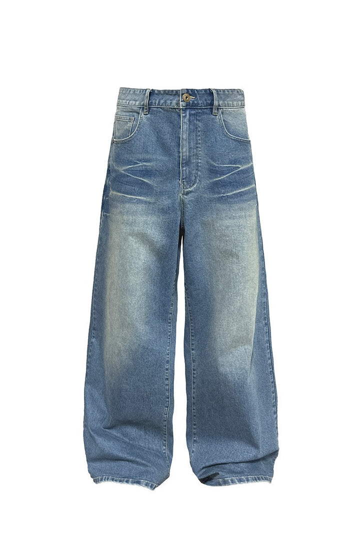 Washed Wide Leg Jeans