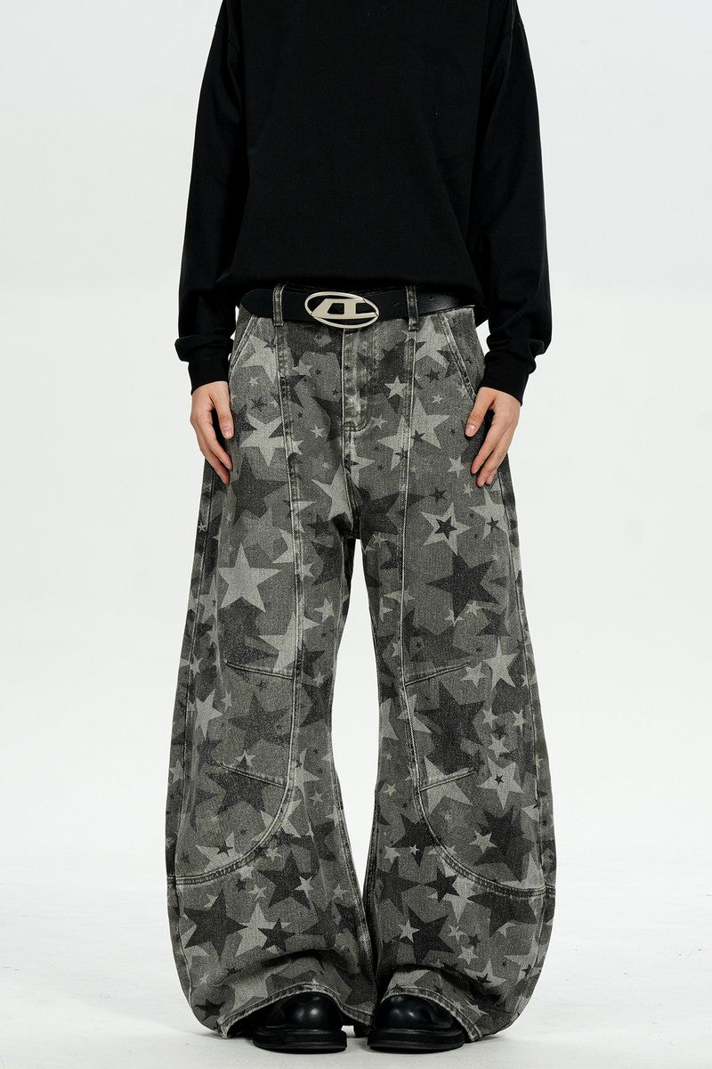 Star Print Blade Pants