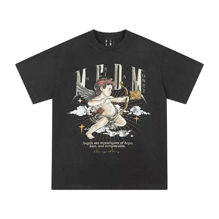 Angel Series Washed Hand-Painted Tee