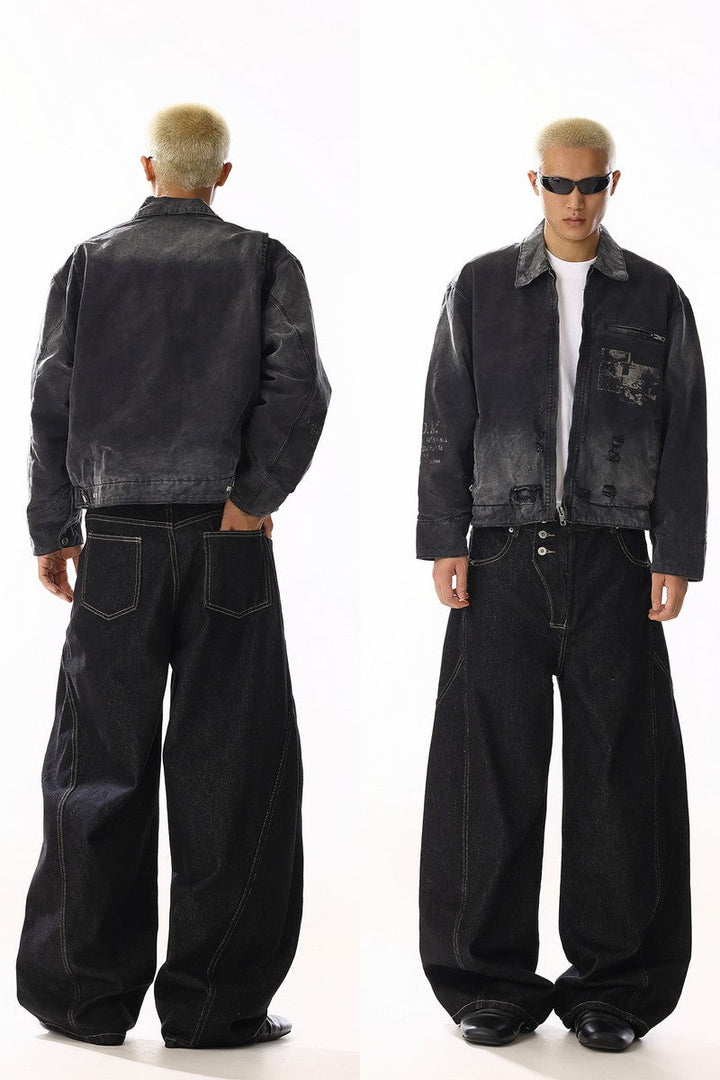 Raw Button Fly Jeans