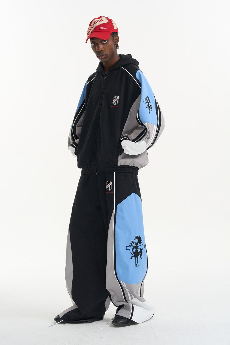 Pleated Utility Track Pants - Blind/No Plan – Copping Zone B2B