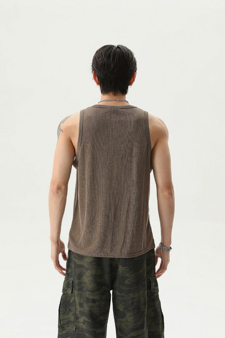 Vintage Sleeveless Pullover Vest