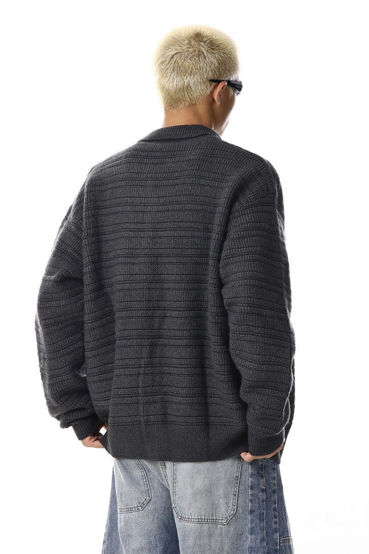 Old Money Knit Zip Cardigan