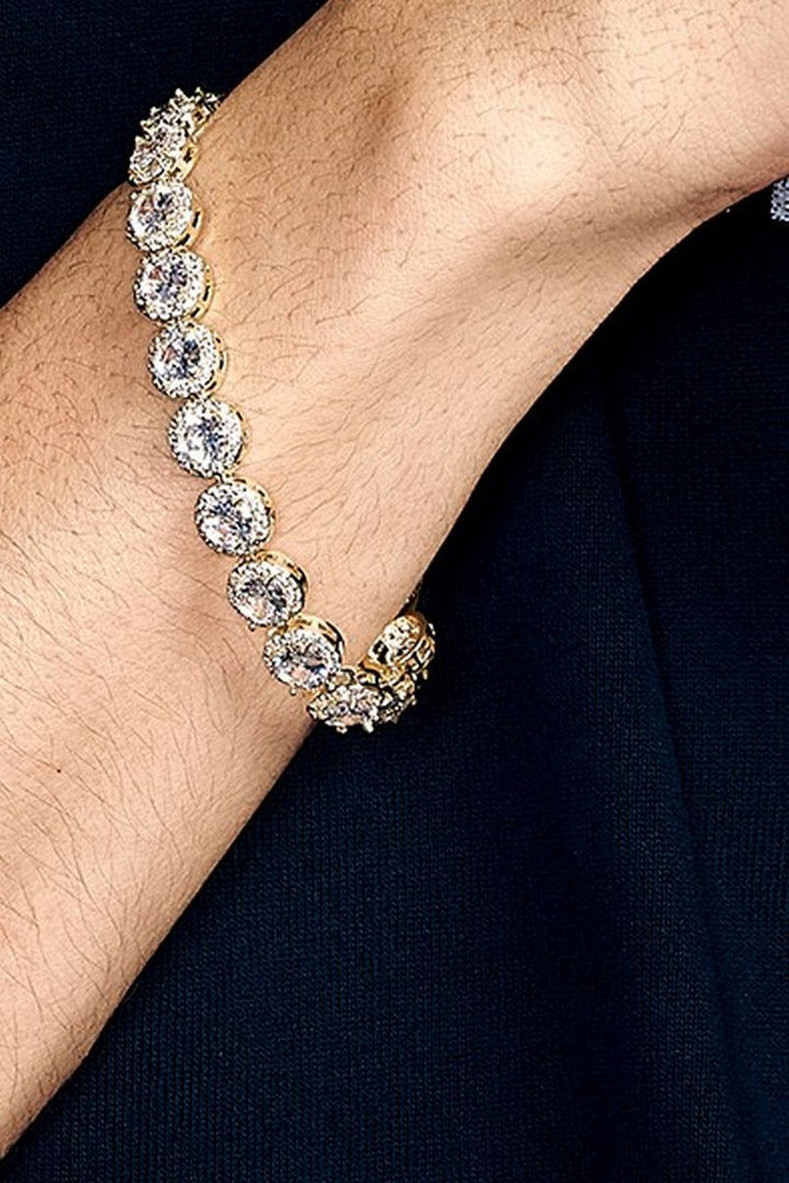 Color Diamond Tennis Bracelet