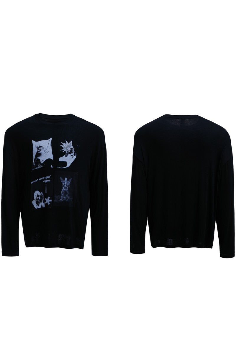 Art Print Long Sleeve Tee