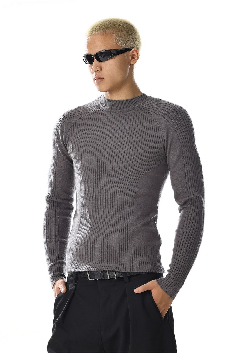 Textured Long Sleeve Tee