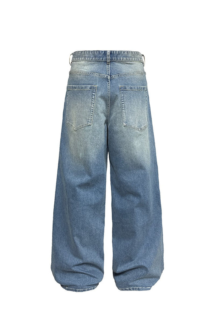 Washed Wide Leg Jeans