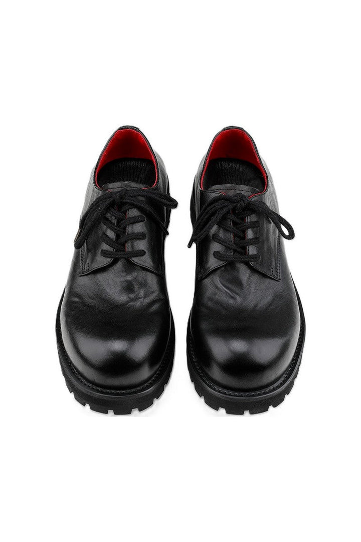 Refine Snakeskin Derby Shoes