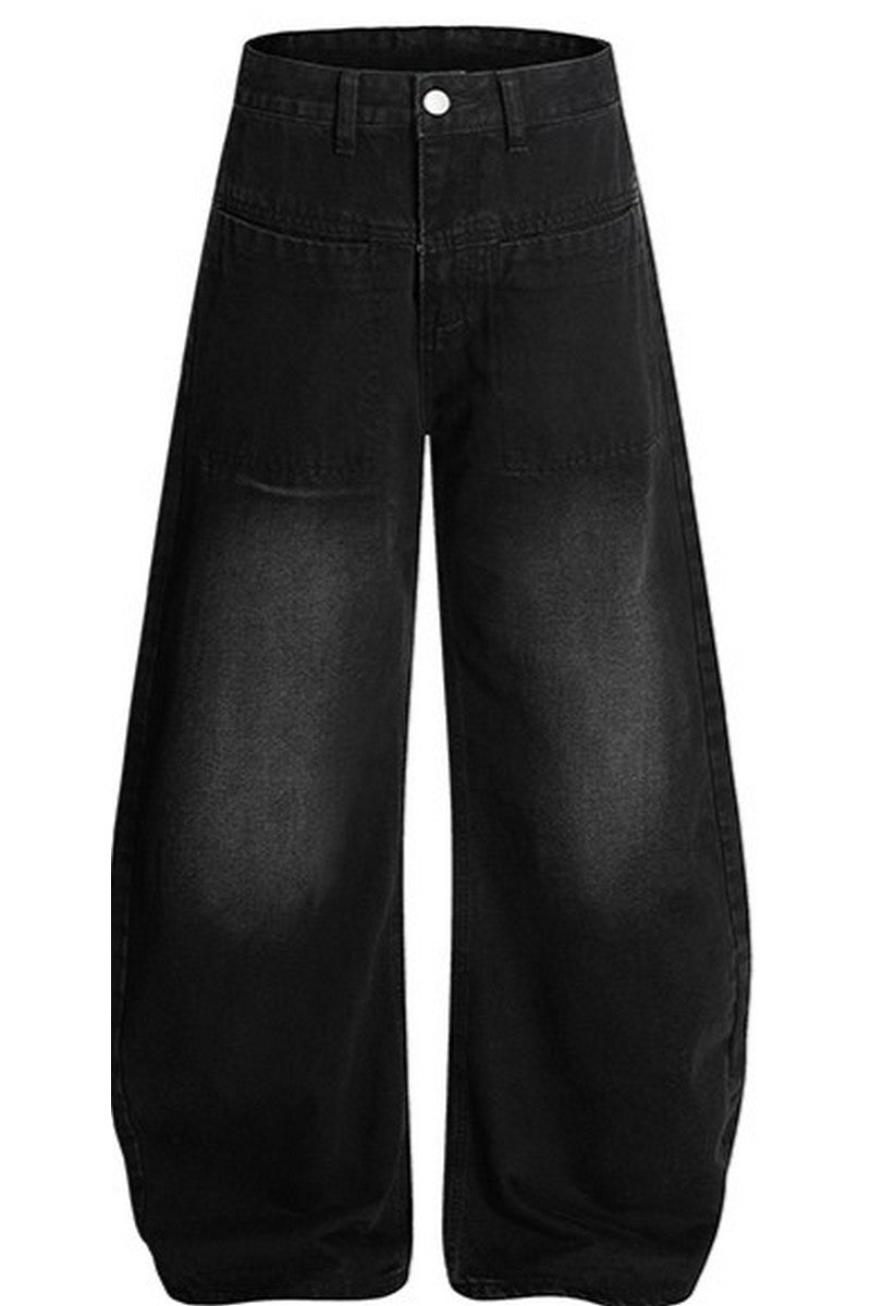 Black Cleanfit Blade Jeans
