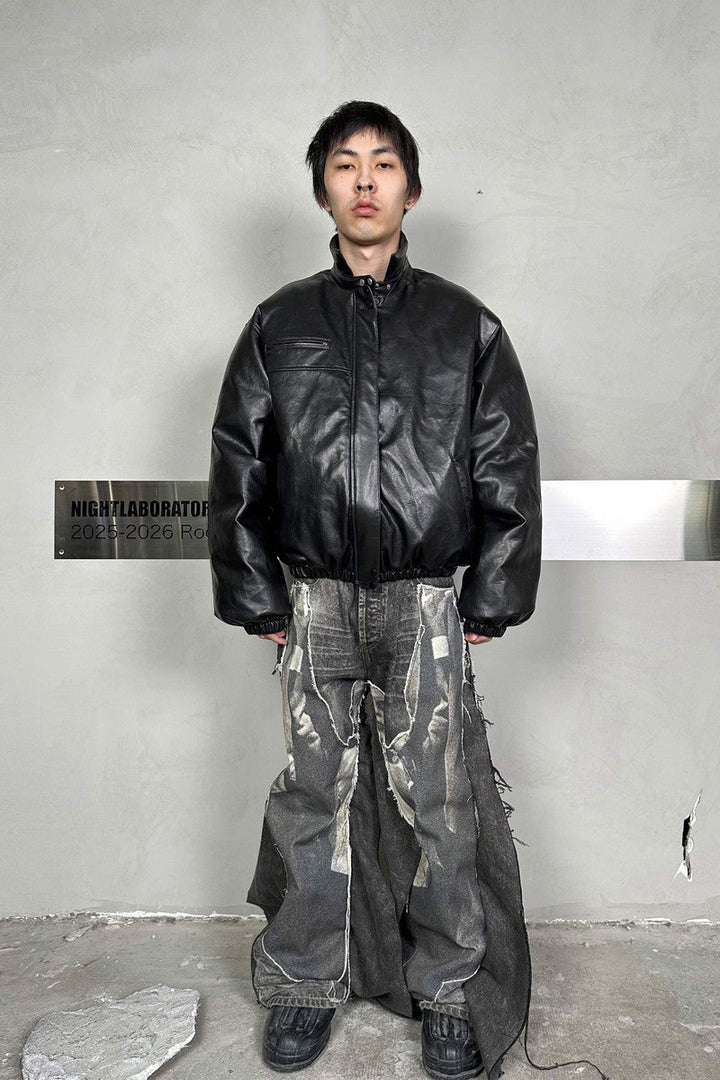 Vintage Oil Puff Jacket