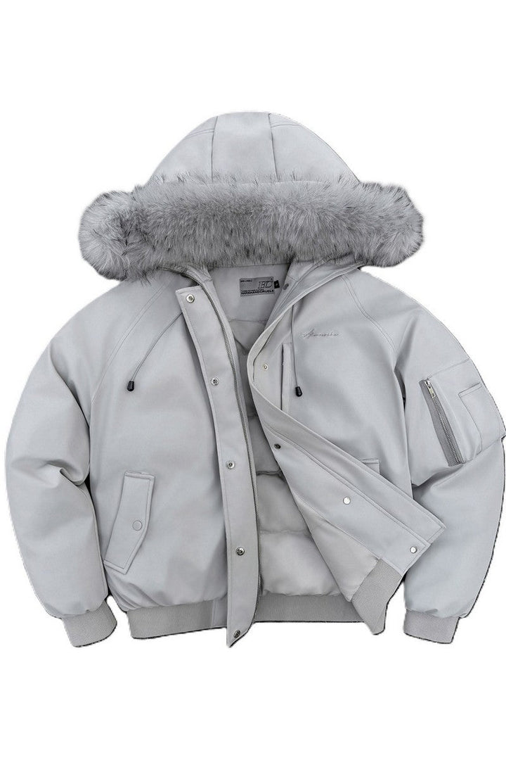 Detachable Fur Parka Jacket