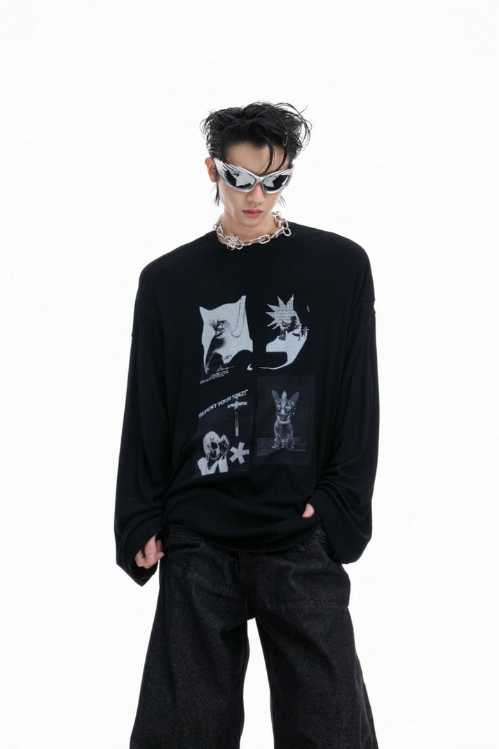 Art Print Long Sleeve Tee