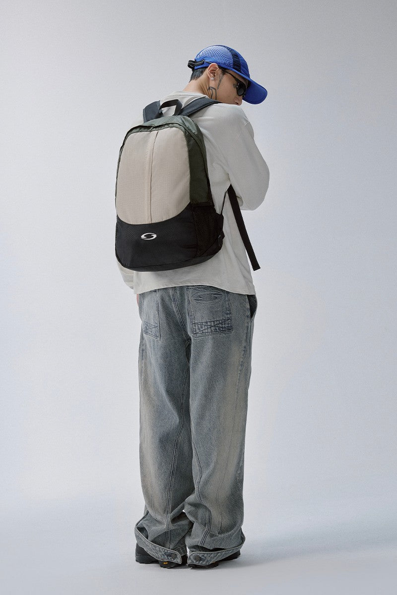 Colorblock Utility Travel Backpack