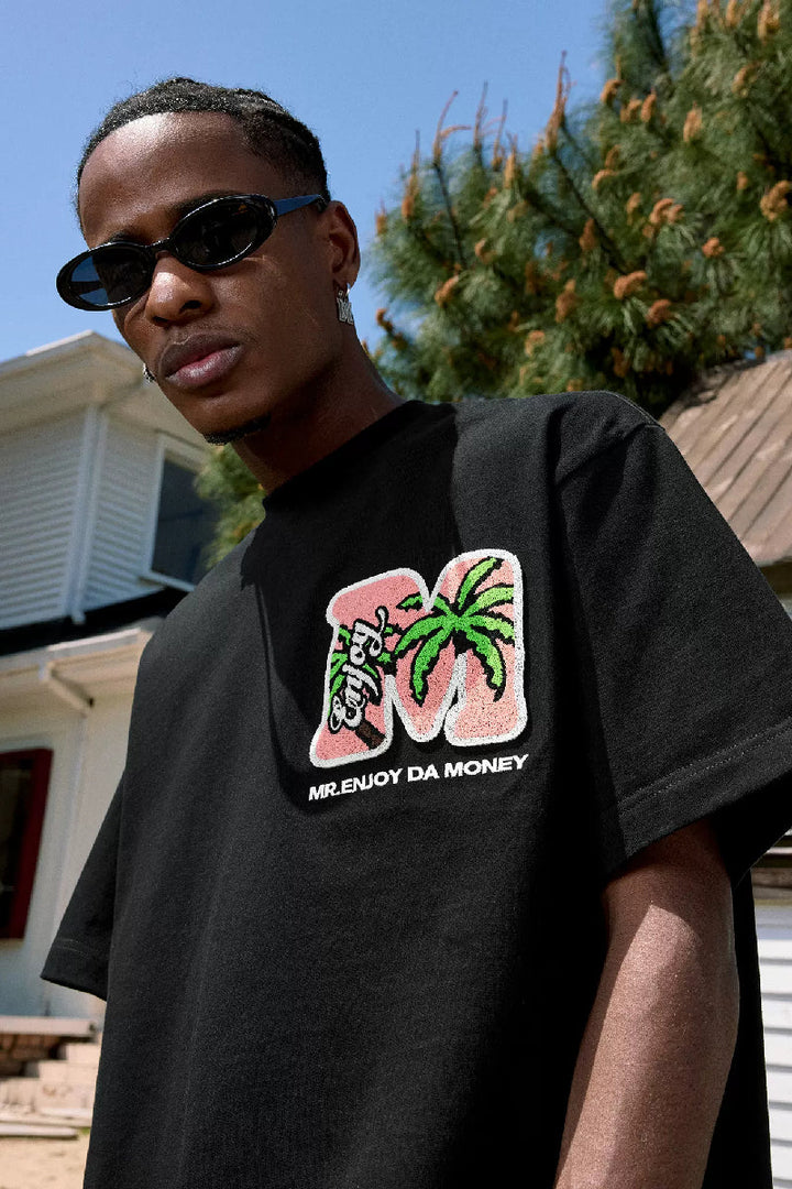 Palm Tree Toothbrush Patch T-Shirt