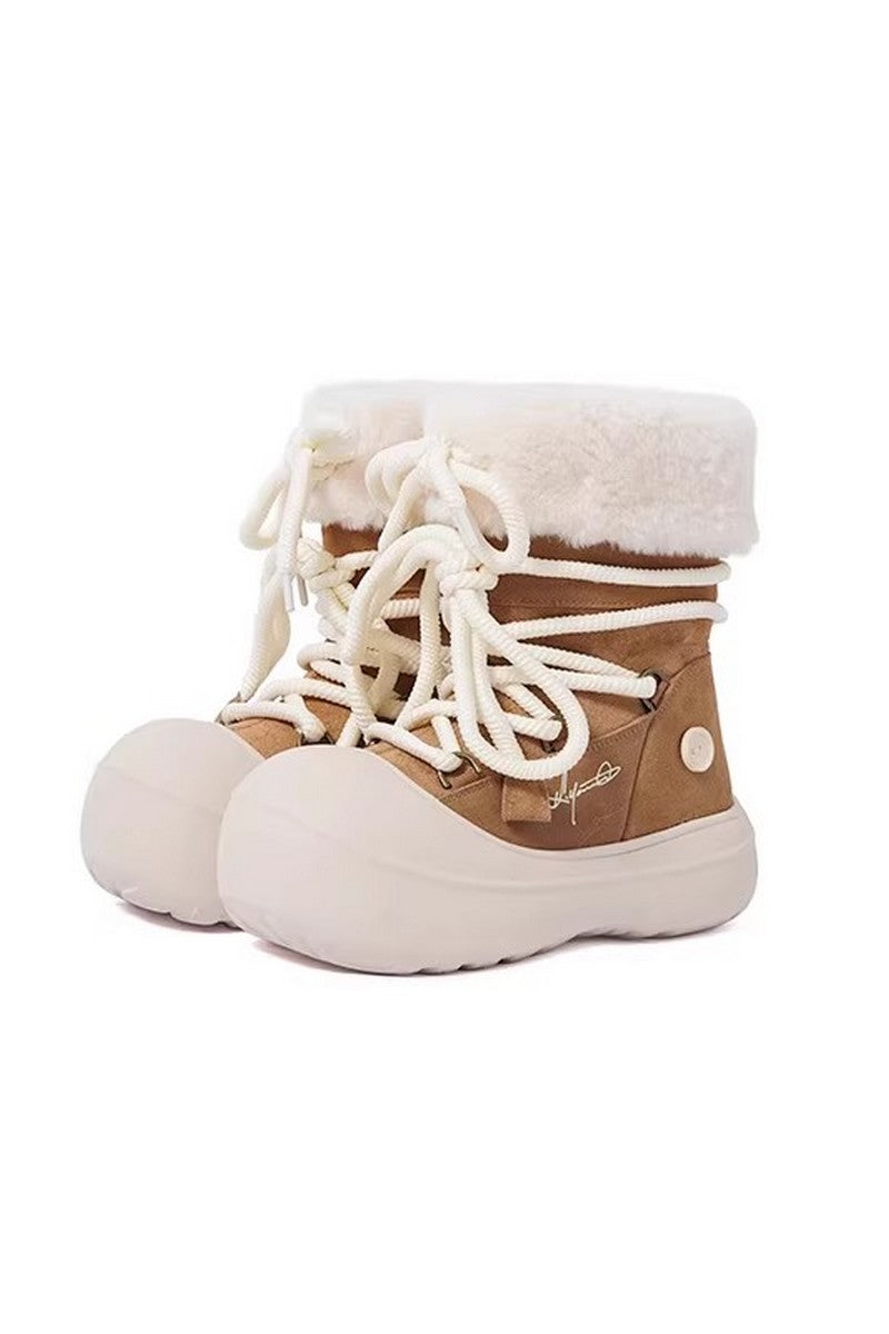 Fleece Lined Snow Boots