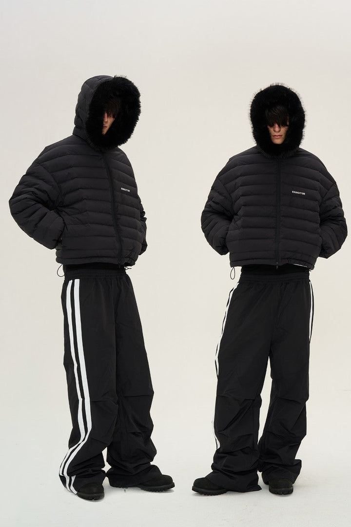 Oversized Detachable Fur Down Jacket