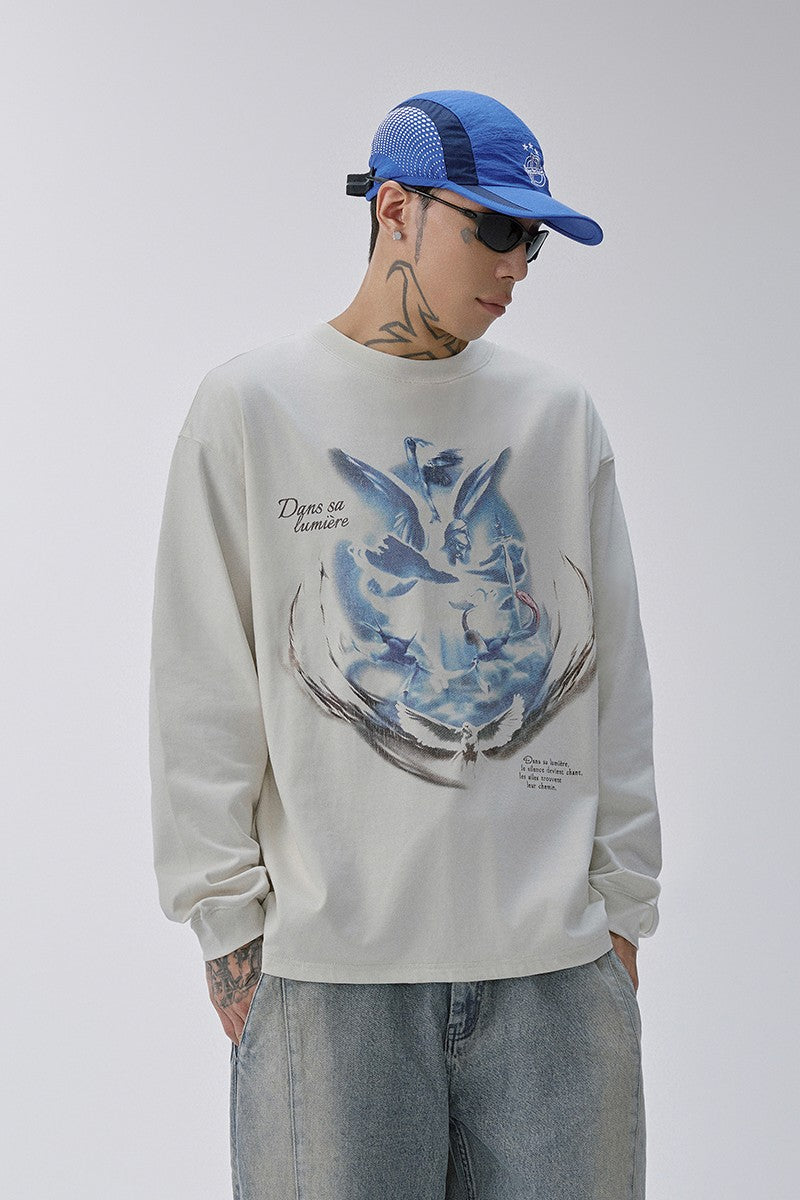 Vintage Graphic Heavyweight Long Sleeve Tee