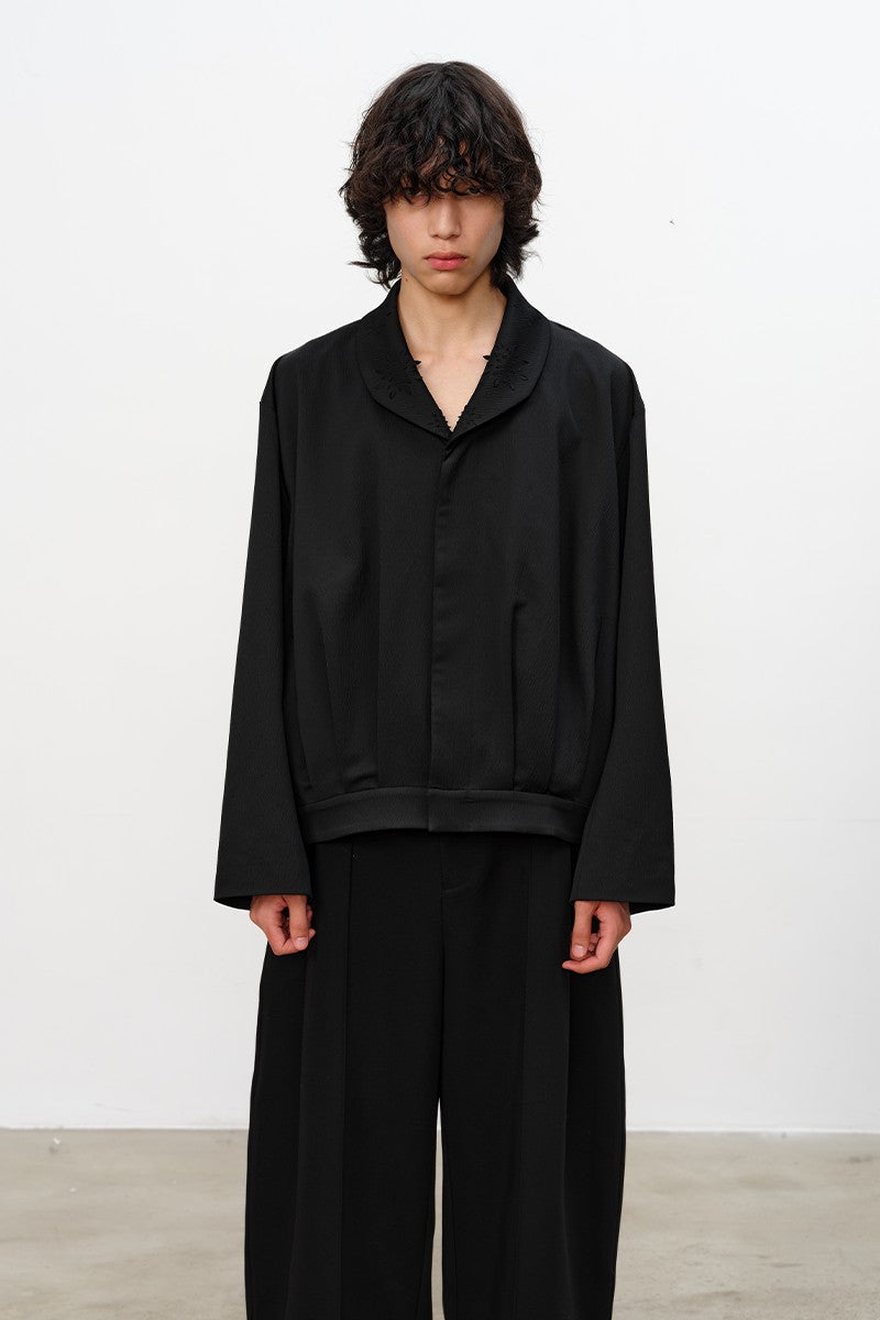 Pleated Laser Cut Jacket