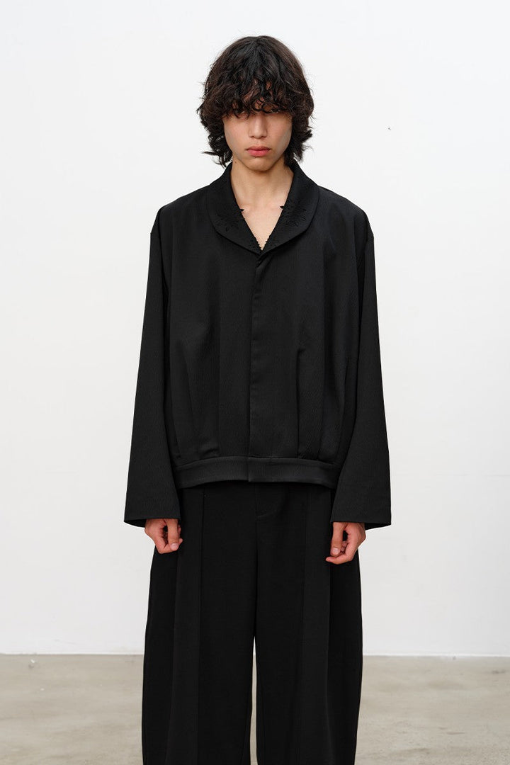 Pleated Laser Cut Jacket