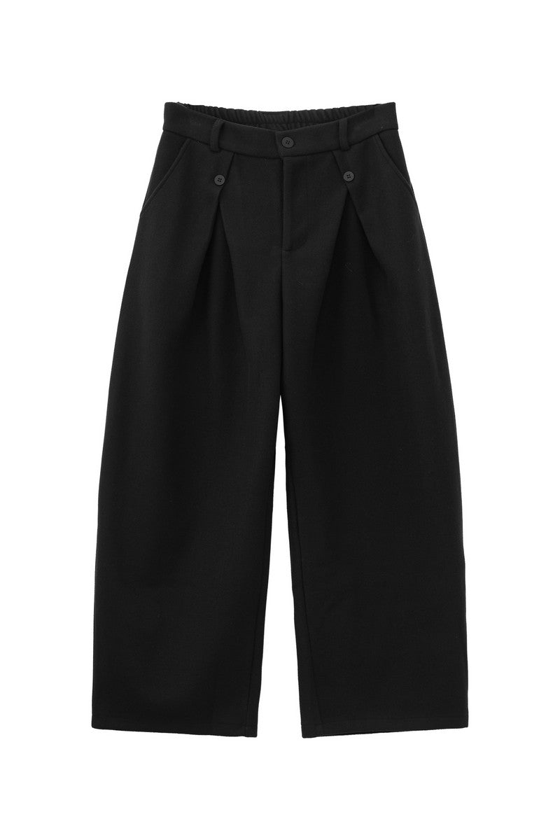 Vintage Wool Wide Leg Trousers