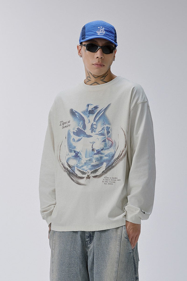 Vintage Graphic Heavyweight Long Sleeve Tee