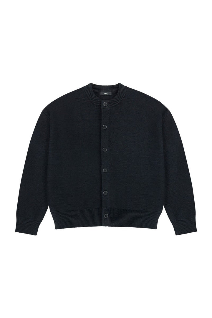 Wool Button Knit Cardigan