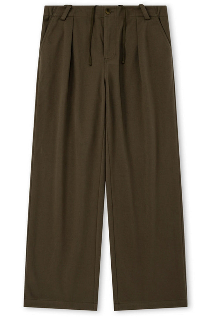 Fleece-Lined Drawstring Trousers