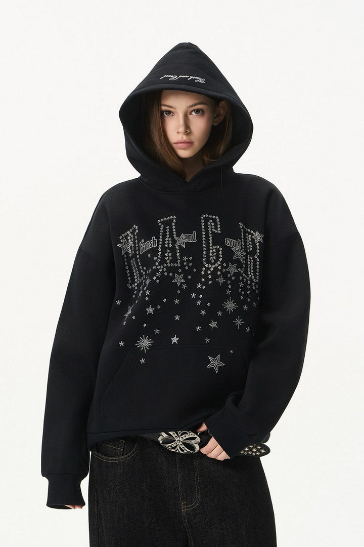 Galaxy Rhinestone Street Hoodie