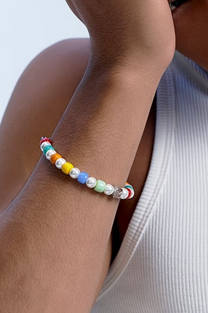 Colorful Summer Beaded Bracelet