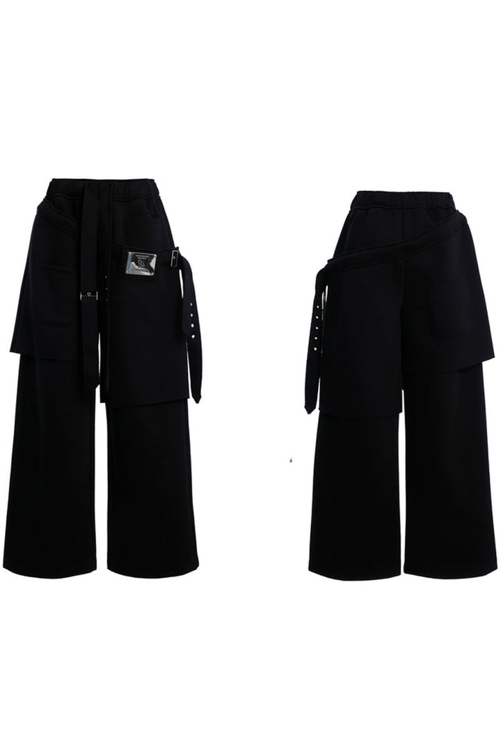Layered Ribbon Sweatpants