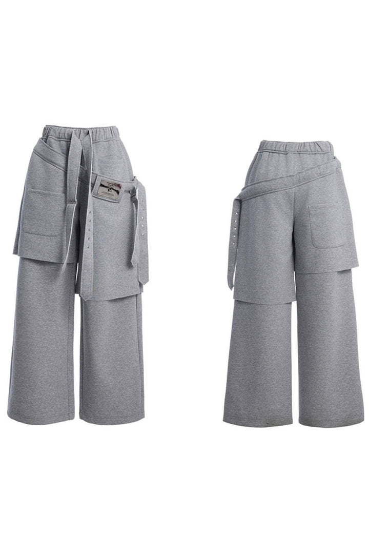 Layered Ribbon Sweatpants