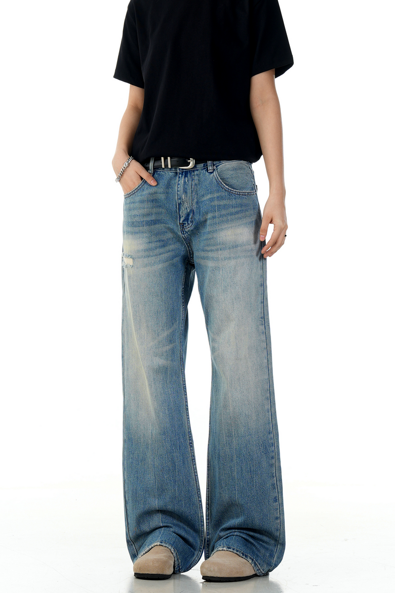 Whisker Ripped Jeans