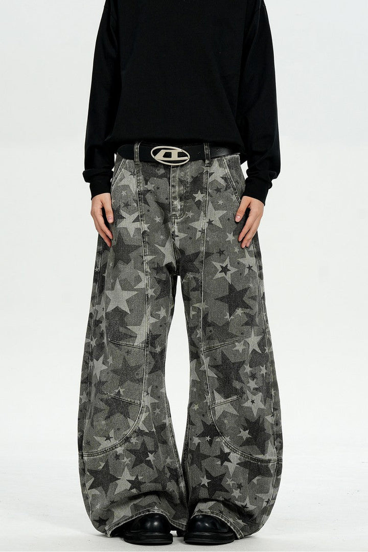 Star Print Blade Pants
