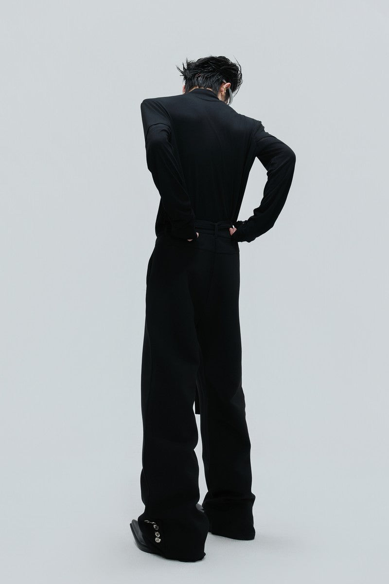 Deconstructed Turtleneck Base Tee