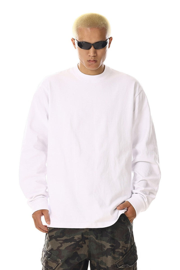 Basic Solid Long Sleeve Tee