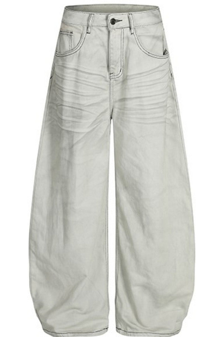 Washed Gray Blade Jeans