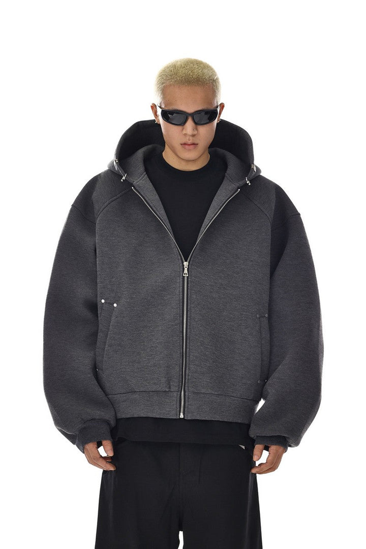 Boxy Heavyweight Zip Hoodie