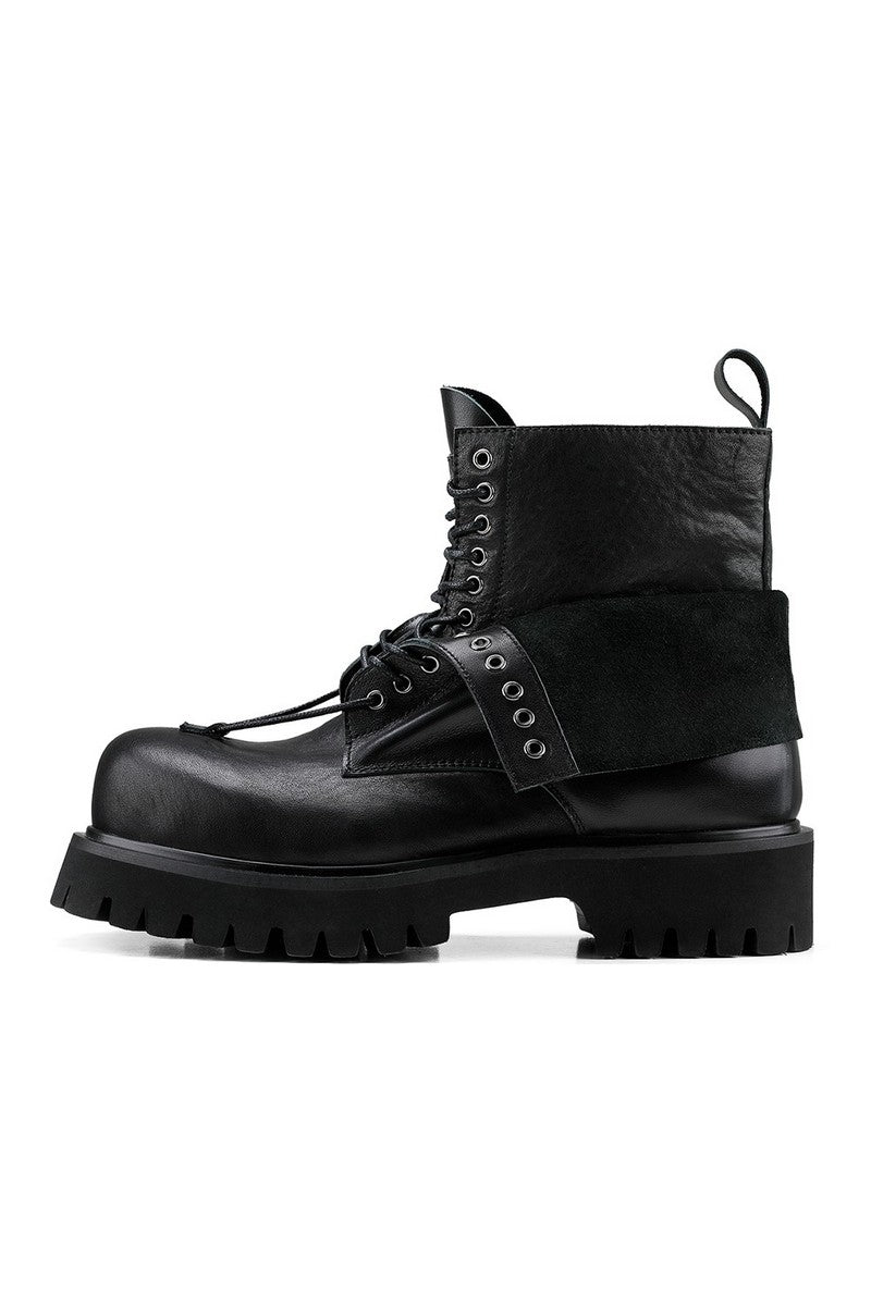 Platform Leather Boots