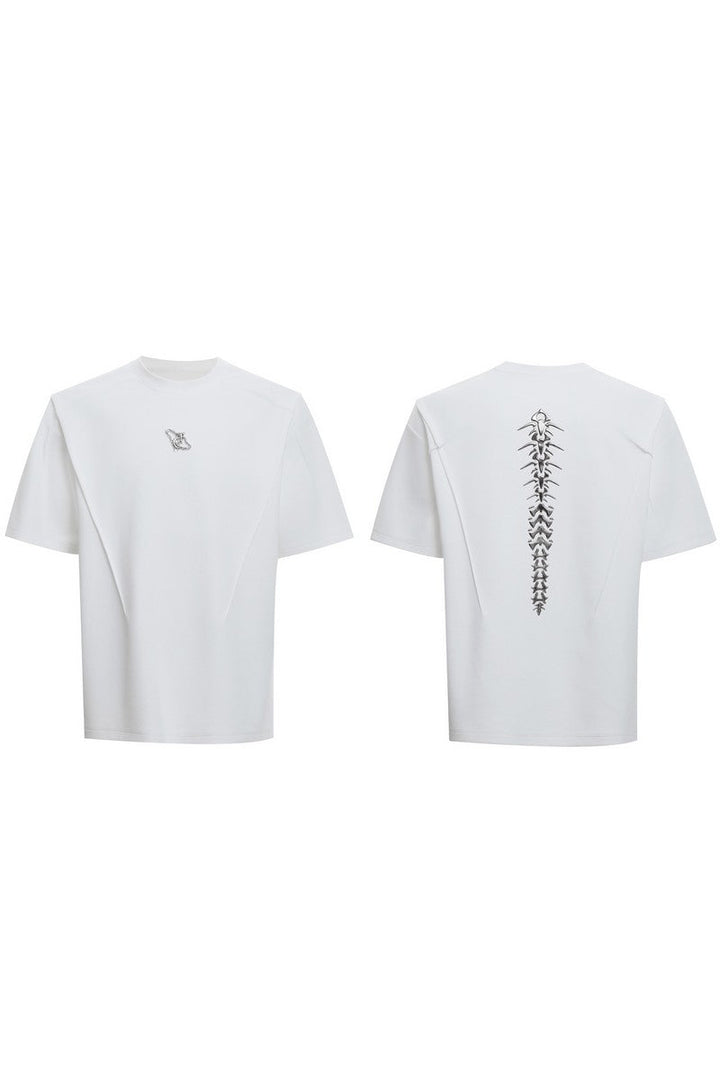 Metal Spine Padded T-Shirt