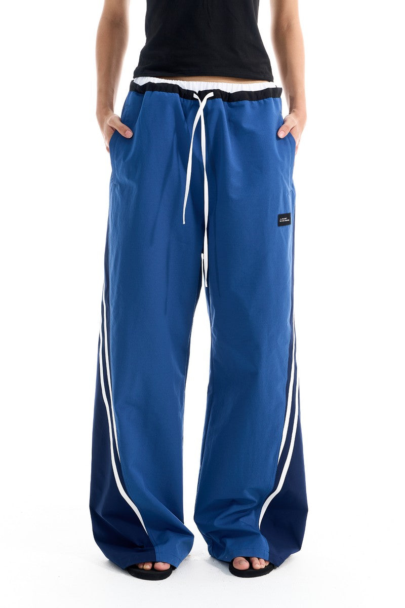 Striped Drawstring Track Pants