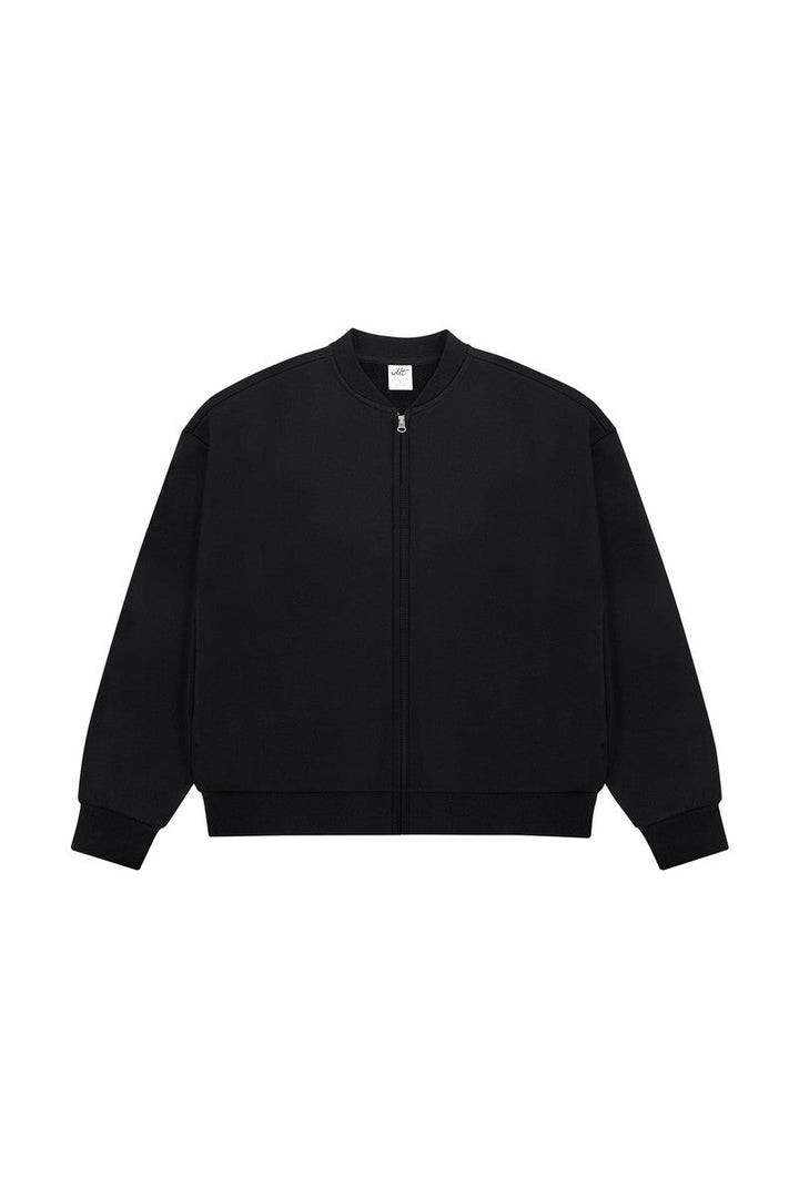 Boxy Zip Fleece Cardigan