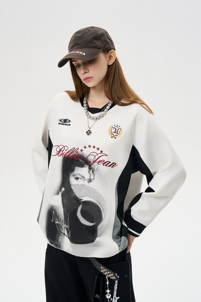 Retro Portrait Jersey Tee