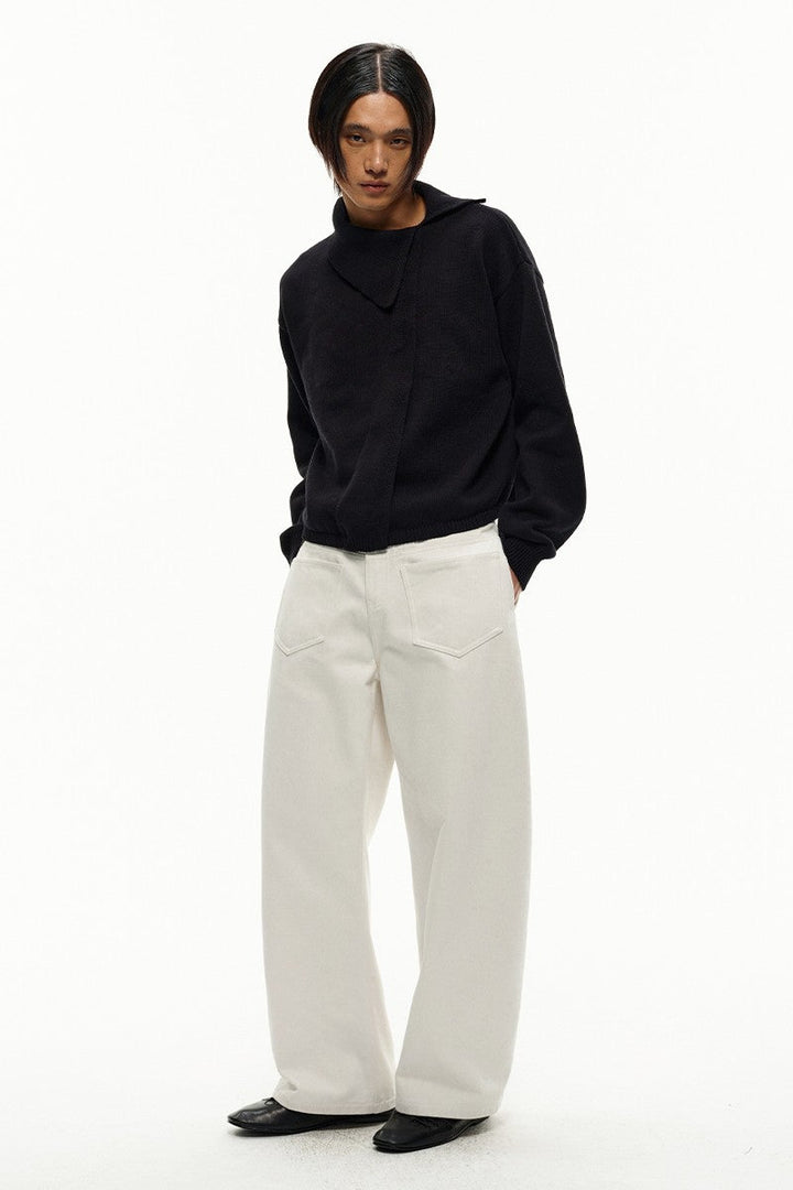 Inside-Out Banana Cut Jeans