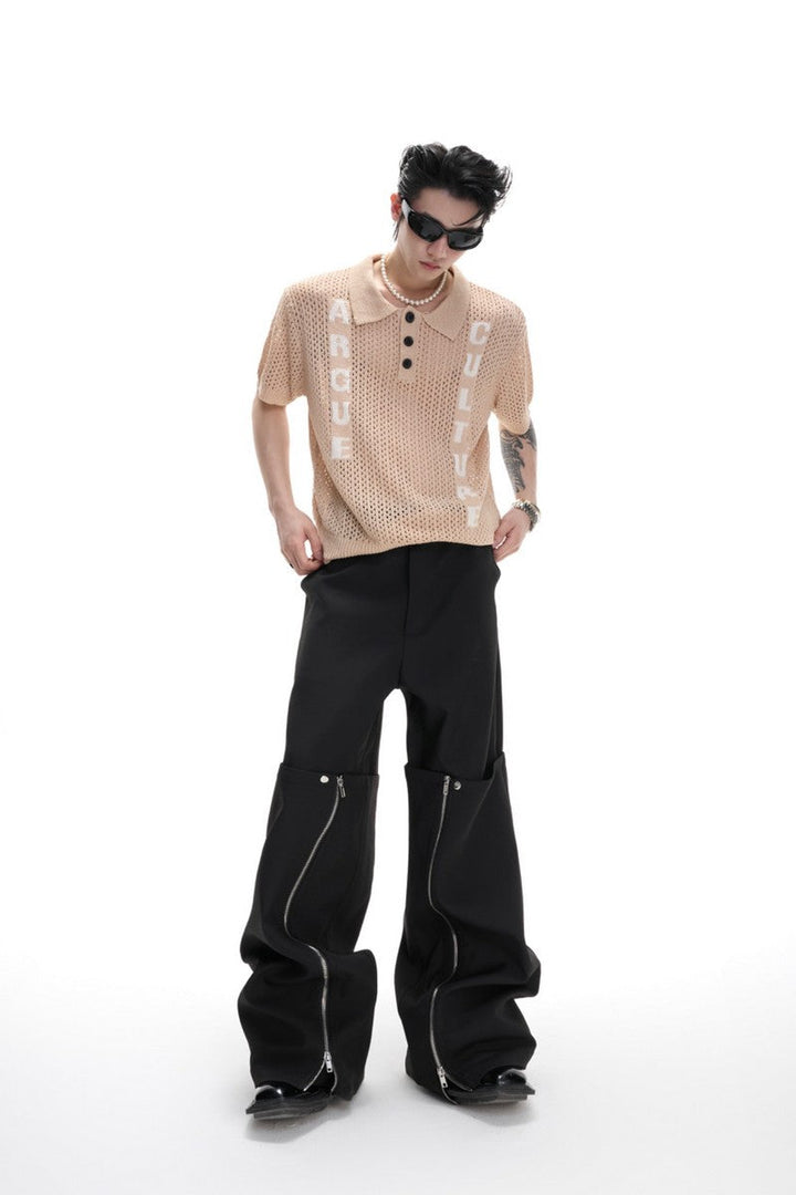 Jacquard Knit Polo