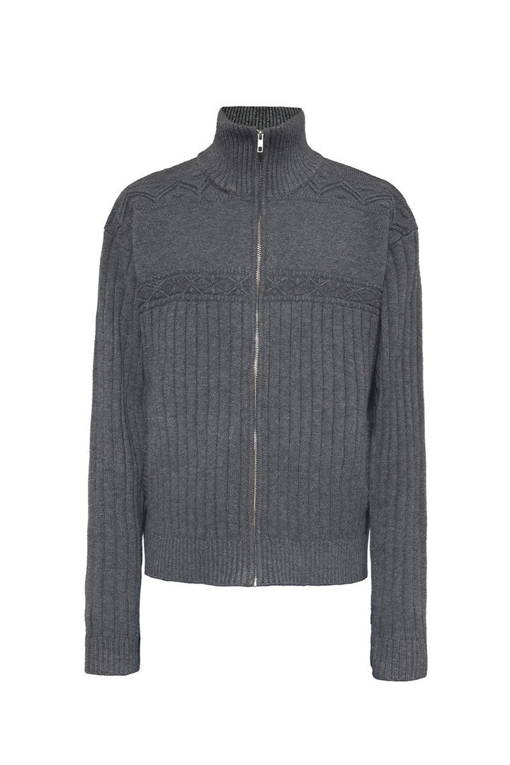 Heavyweight Ribbed Knit Sweater
