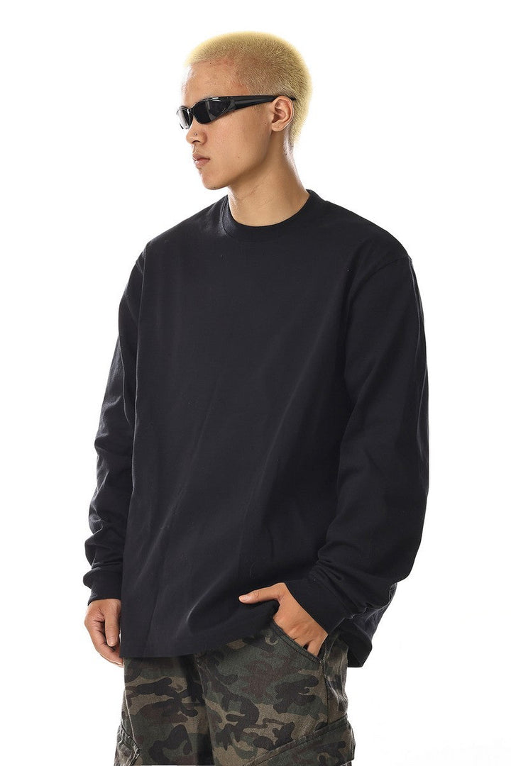 Basic Solid Long Sleeve Tee
