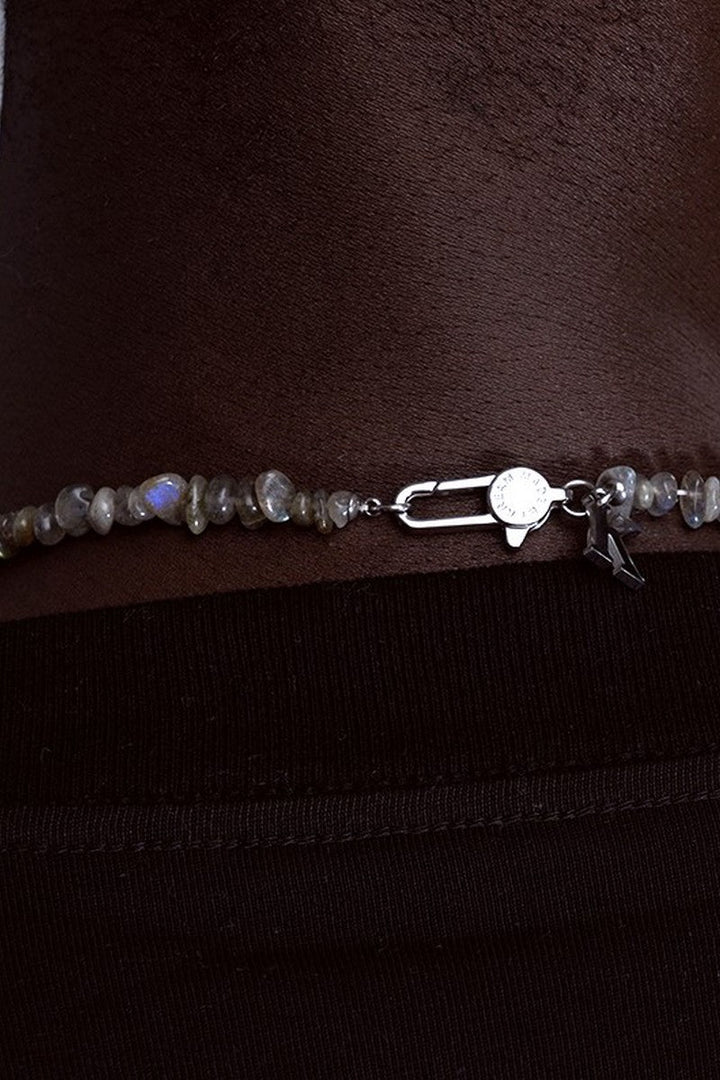 Moonstone Onyx Peridot Necklace